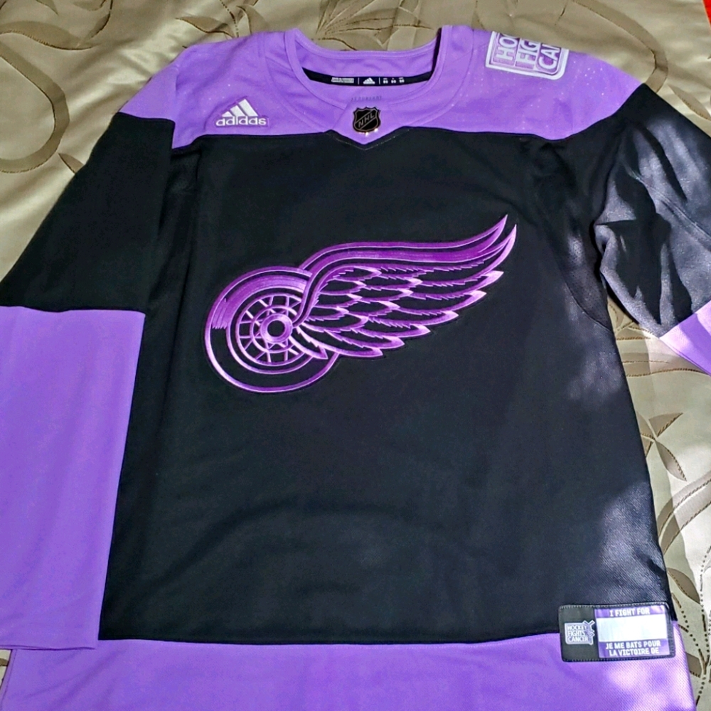 Detroit Red Wings Hockey Fight Authentic Jersey